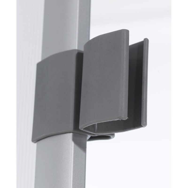 PAPERFLOW système de cloison mobile CR01x2.00, 2 éléments, transparent, 760×440×1700 mm